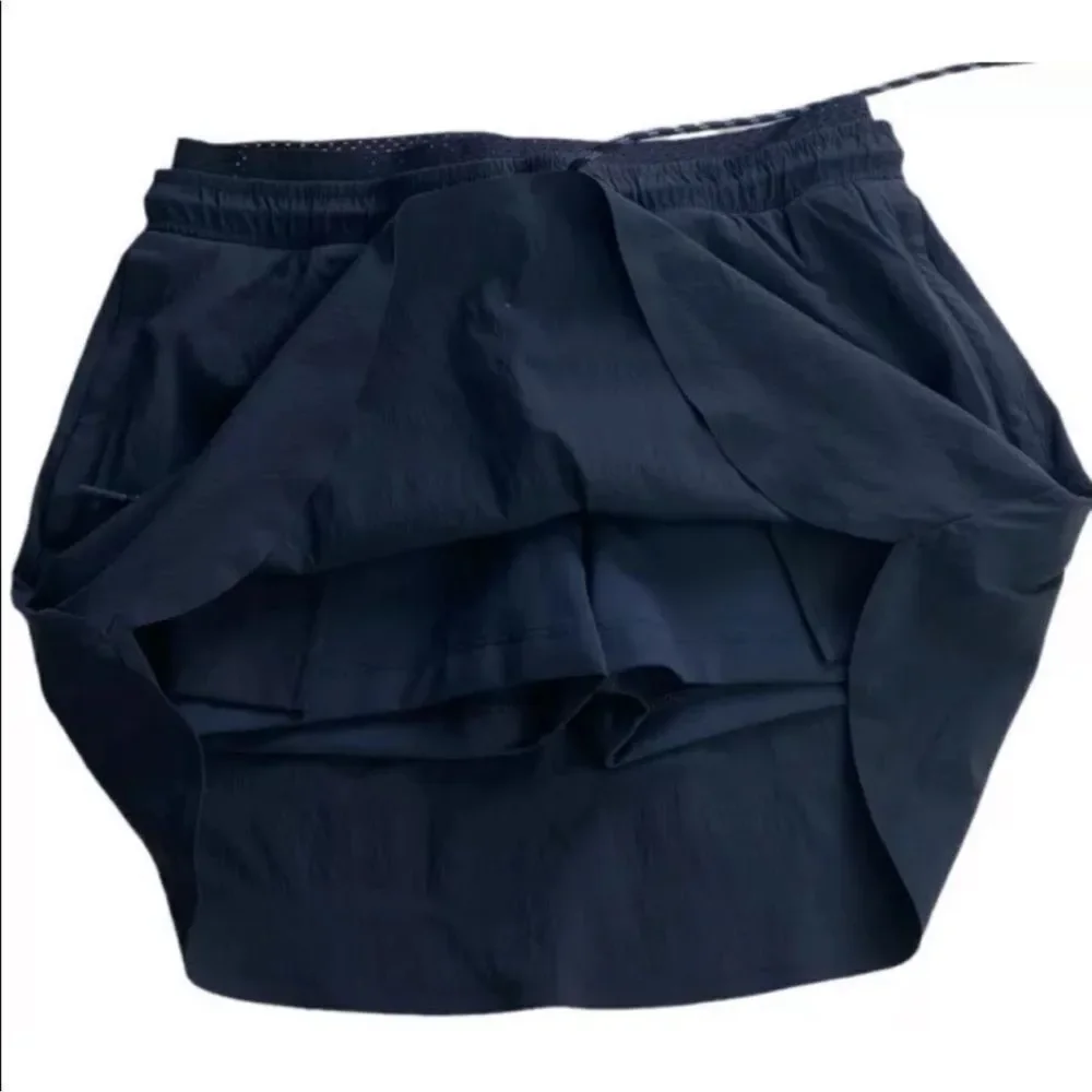 Athleta Trekkie Crest Skort Mesh Black 8